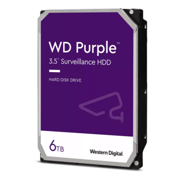 6TB Purple WD63PURZ, 5640 RPM, SATA 6Gb/s, 256MB cache, 3.5&quot; HDD