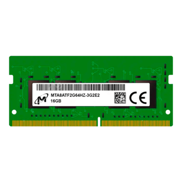 16GB MTA8ATF2G64HZ-3G2E2, Single-Rank, DDR4 3200MHz, CL22, SO-DIMM Memory