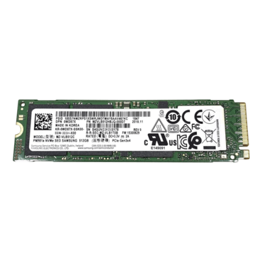 512GB PM981A, 3500 / 2900 MB/s, TLC NAND, PCIe NVMe 3.0 x4, M.2 2280 SSD
