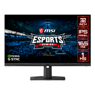 Optix MAG321QR, DisplayHDR™ 400, 31.5&quot; IPS, 2560 x 1440 (QHD), 1 ms, 165Hz, G-SYNC® Compatible Gaming Monitor