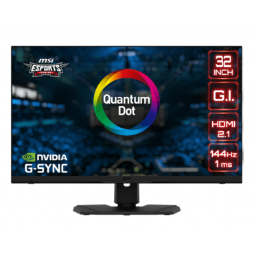 Optix MPG321UR-QD, DisplayHDR™ 600, 32&quot; Rapid IPS, 3840 x 2160 (4K UHD), 1 ms, 144Hz, G-SYNC® Compatible Gaming Monitor
