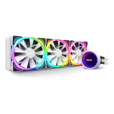 Kraken X73 RGB, White, 360mm Radiator, Liquid Cooling System