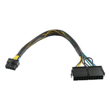 24 Pin to 10 Pin ATX PSU Main Power Adapter Cable PC Power Supply Upgrade Manually Convert for PCs 30cm