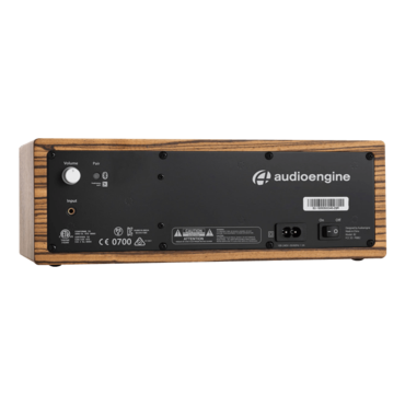 B2-WAL, Wired/Bluetooth, Real Wood Veneer Walnut, 2.0 Channel Soundbar