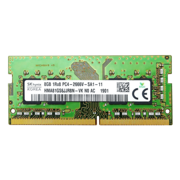 8GB HMA81GS6JJR8N-VK Single-Rank, DDR4 2666MHz, CL19, SO-DIMM Memory