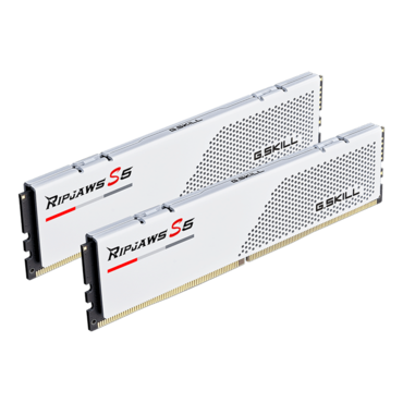 32GB (2 x 16GB) Ripjaws S5 DDR5 5600MHz, CL36, White, DIMM Memory - TAA Compliant