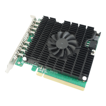 RocketU 1488C, 8 x USB Type-C Connector to PCI Express 3.0 x16 Add-On Card