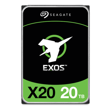 20TB Exos® X20 ST20000NM007D, FastFormat™, 7200 RPM, SATA 6Gb/s, 512e/4K, 256MB cache, 3.5&quot; HDD