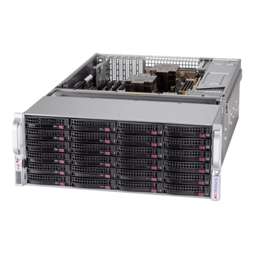 Supermicro SuperServer SSG-640P-E1CR36H, 3rd Gen. Intel® Xeon® Scalable Processors, SATA/SAS, 4U Storage Server Computer
