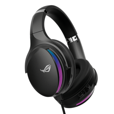 ROG Fusion II 500, RGB Lighting, w/ Hi-Res ESS Quad-DAC, USB-C/USB-A/3.5mm, Black, Gaming Headset