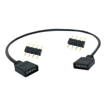 30cm RGB Extension Cable with/2 Male Pins