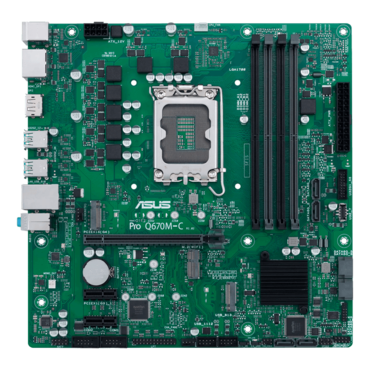 Pro Q670M-C-CSM, Intel® Q670 Chipset, LGA 1700, DP, microATX Motherboard