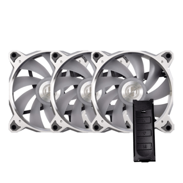 BORA DIGITAL BR120 Silver 3 x 120mm, w/ Controller, 1800 RPM, 57.97 CFM, 29 dBA, Cooling Fans
