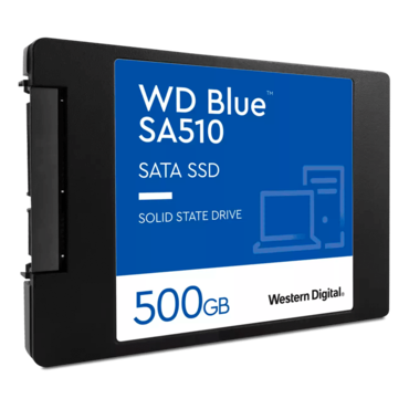 500GB Blue SA510 7mm, 560 / 510 MB/s, 3D TLC NAND, SATA 6Gb/s, 2.5&quot; SSD