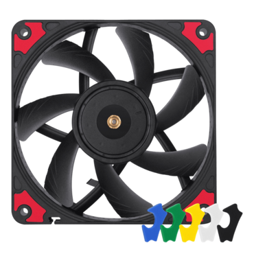 NF-A12x15 PWM chromax.black.swap, 120mm, 1850 RPM, 55.5 CFM, 23.9 dBA, Cooling Fan