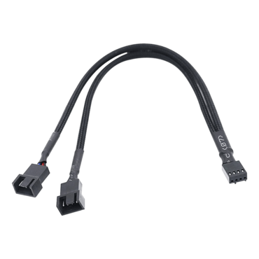 Fan Splitter Power Y Cable 4 Pin CPU Female 2x Male, , 10 pack