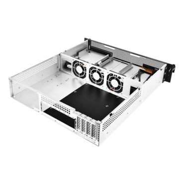 RM21-304, 4x 3.5&quot;/2.5&quot; Hotswap Bays, No PSU, microATX, Black, 2U Chassis