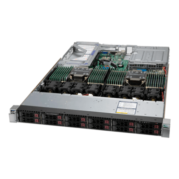 Supermicro Ultra SuperServer SYS-120U-TNR, Dual 3rd Gen Intel® Xeon® Scalable, NVMe/SATA/SAS, 1U Rackmount Server Computer