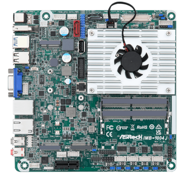 IMB-1004J, Intel® Celeron® J6412 Processor, 4x COM, 1x 2.5 GbLAN, 1x 1 GbLAN, Mini-ITX Motherboard