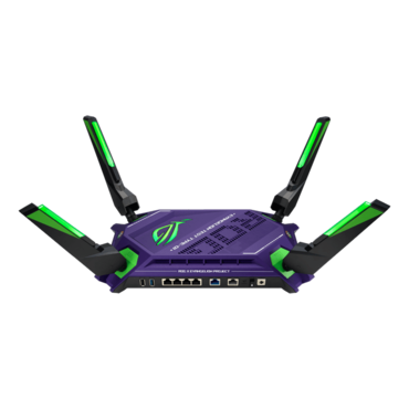 ROG RAPTURE GT-AX6000 EVA EDITION, IEEE 802.11ax, Dual-Band 2.4 / 5Ghz, 1148 / 4804 Mbps, 1x USB 2.0 / 3.2, 5x RJ45, Retail Wireless Router
