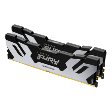 32GB (2 x 16GB) FURY Renegade DDR5 6400MT/s, CL32, Black/Silver, DIMM Memory