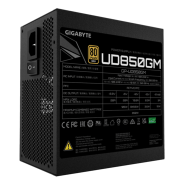 UD850GM, 80 PLUS Gold 850W, Fully Modular, ATX Power Supply