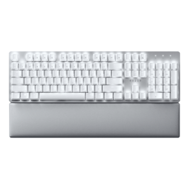 Pro Type Ultra, White, Razer Yellow, Wireless/Bluetooth/Wired, White, Mechanical Standard Keyboard