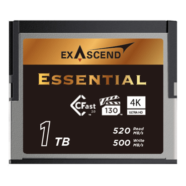 1TB CFX, 550 / 530 MB/s, 3D TLC, SATA 6Gb/s, CFast 2.0 Memory Card