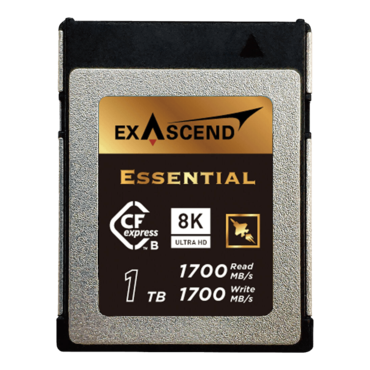 1TB CFE4, 1800 / 1700 MB/s, 3D TLC, PCIe NVMe 3.0 x2, CFexpress Type B Memory Card