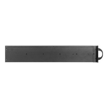 M-280HD-MATX, Black HDD Handle, 8x 3.5&quot; Hotswap Bays, No PSU, microATX, Black, 2U Chassis