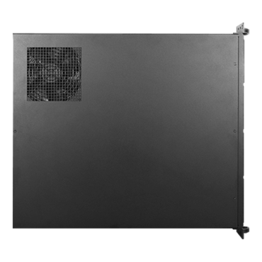 M-280HD-MATX, Black HDD Handle, 8x 3.5&quot; Hotswap Bays, No PSU, microATX, Black, 2U Chassis