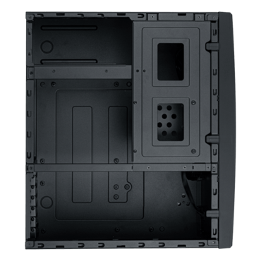 Grandia GD11, No PSU, ATX, Black, HTPC Case