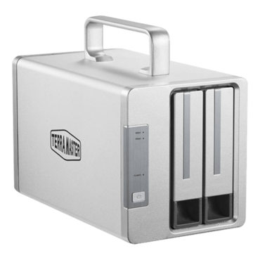 TerraMaster TD2 Thunderbolt 3 (Diskless), 2-Bay, SATA, Direct Attached Storage System