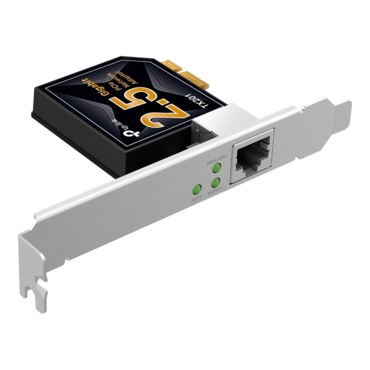TX201, 2.5 Gbps, 1xRJ45, PCIe Network Adapter