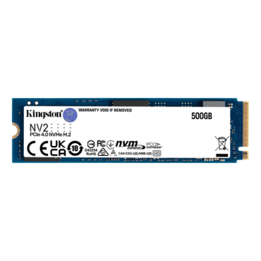 500GB NV2, 3500 / 2100 MB/s, 3D QLC NAND, PCIe NVMe 4.0 x4, M.2 2280 SSD