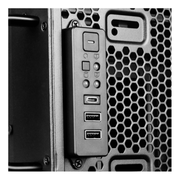 RM44, 2x 3.5&quot; or 3x 2.5&quot; + 4x 2.5&quot; Drive Bays, No PSU, SSI-EEB, Black, 4U Chassis