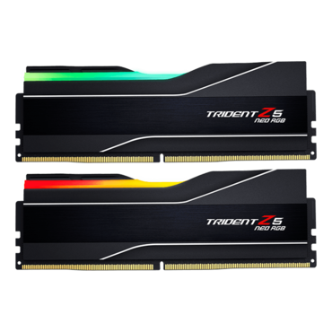 32GB (2 x 16GB) Trident Z5 Neo RGB DDR5 6000MT/s, CL30, Black, RGB LED, DIMM Memory