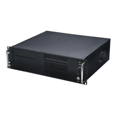 RM-3UC338, 3x 5.25&quot; External Bays, No PSU, microATX, Black, 3U Chassis