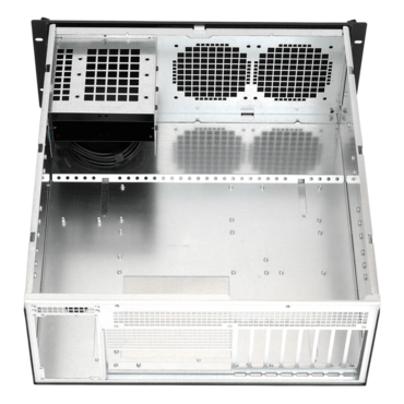 CX4200e, 20&quot; 4U Rackmount Chassis, ATX PSU, 240mm AIO Support, 2x 5.25&quot;, 2x 2.5&quot;, Black
