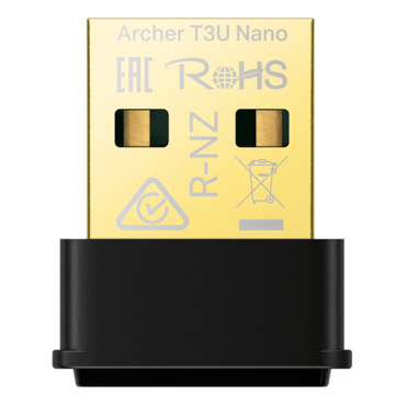 Archer T3U Nano, AC1300, Dual-Band, Wi-Fi 5, USB Wireless Adapter