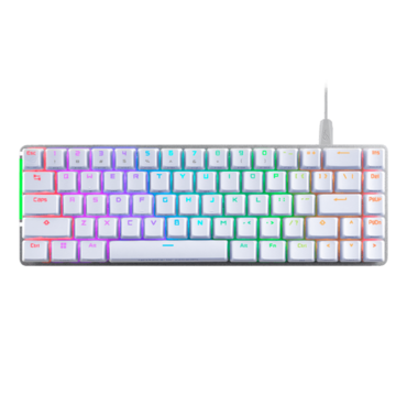 ROG Falchion Ace, Per Key RGB, ROG NX Brown, Wired, White, Mechanical Gaming Keyboard
