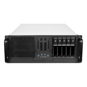 RM41-H08 4U Rackmount Chassis, 3x 5.25", 9x 3.5", 2x 2.5" Black
