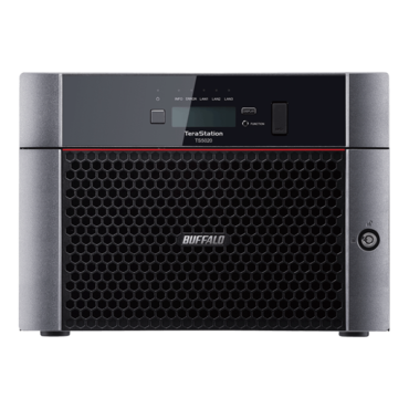 TeraStation™ 5820DN TS5820DN6408 (8TBx8 HDDs included), 8-bay NAS Server, Alpine AL524, 4-core 2.04GHz processor, 8GB DDR4 RAM, SATA 6Gb/s, 10GbLAN, 1GbLAN/ 2, USB 3.2 / 2, 150W PSU