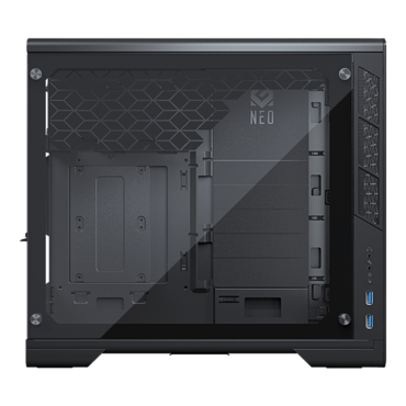 NEO-G Mini V2, Tempered Glass, No PSU, Mini-ITX, Black, Mini Tower Case