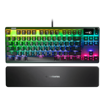 Apex Pro TKL, Per Key RGB, OmniPoint 2.0, Wired, Black, Mechanical Gaming Keyboard