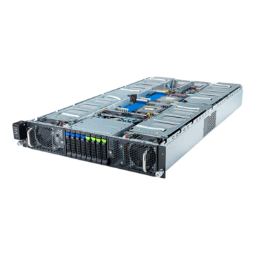 GIGABYTE G293-Z41 (rev. AAP1), Dual AMD EPYC™ 9004 Series Processors, NVMe/SATA, 2U GPU Rackmount Server Computer
