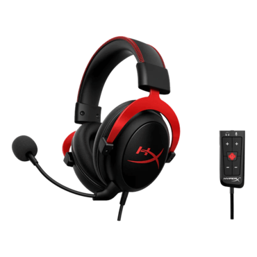 HyperX Cloud II, Virtual 7.1 Surround Sound, Wired, Black/Red, Gaming Headset