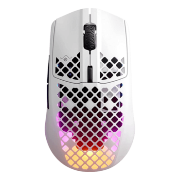 AEROX 3 (2022), 3 RGB Zones, 18000dpi, Wireless/Bluetooth, Snow, Optical Gaming Mouse