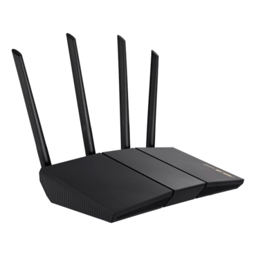 RT-AX57 AX3000, IEEE 802.11ax, Dual-Band 2.4 / 5GHz, 574 / 2402 Mbps, 4xRJ45, Wireless Router