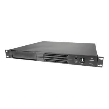 RM-1U100DM, 2x 3.5&quot; Internal or 1x 5.25&quot; External Bays, No PSU, microATX, Black, 1U Chassis